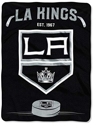 Northwest NHL Unisex Raschel-Überwurf Royal Plush, Unisex-Erwachsene, 60x80 Raschel Inspired Design, Teamfarben, Einheitsgröße