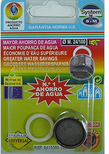 S&M 320316 Atomizador de Grifo Rosca Macho 24/100 para ahorro de agua