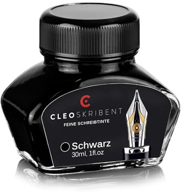 Cleo Skribent Ink Bottle Black 30ml Fountain Pen Ink