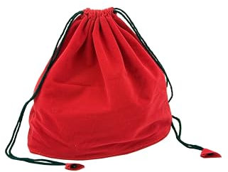Red Draw String Chess Piece Bag