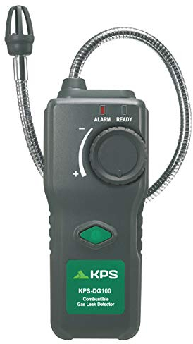 Detector de gas profesional KPS-DG100. Detecta Gas natural, Metano, Etano, Propano, Butano, Acetona, Alcohol, Amoníaco, CO, Gasolina, Disolventes de Hidrógeno, Diluyente de laca, Nafta.