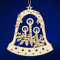 SIKORA BS-LS Traditionelle Filigrane Christbaumschmuck Holzanhänger aus nachhaltiger Herstellung - 28 Modelle wählbar, Modell:G2 Glocke Kerzen H 9cm