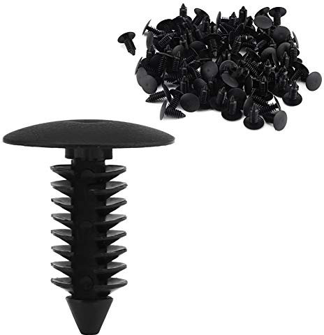Clip di plastica per auto, rivetto in plastica, clip di assetto per porta, rivetto auto, fermo di chiusura a pressione si adatta alla maggior parte delle parti automobilistiche con foro da 7,5 mm