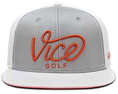 Vice Golf Damen Squad Cap Hut, Orange/Abendrot im Zickzackmuster (Sunset Chevron), M