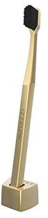 Aurezzi Gold Zahnbürste Black medium