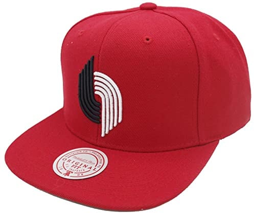 Mitchell & Ness NBA Portland Trail Blazers Team Ground 2.0 Snapback Cap rot, OS