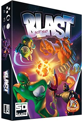 SD GAMES Blast - Juego de Estrategia para Mayores 8 de Años, Juego de Mesa 2 Jugadores