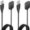 Hianjoo 2 PCS USB Charger Cable Compatible with Fitbit Versa 4 / Versa 3 / Sense 2 / Sense, 3.3ft Magnetic Charging Cable Replacement Dock