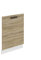 BELINI | Pannello anteriore per lavastoviglie 60 cm | Pannello frontale da cucina per lavastoviglie con manico | con battiscopa | 60 x 71,5 x 1,6 cm | rovere Sonoma