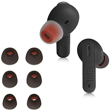 kwmobile 6X Polster kompatibel mit JBL Tune 230 NC TWS / T230NC - 3 Größen - Silikon Ohrstöpsel In-Ear Kopfhörer