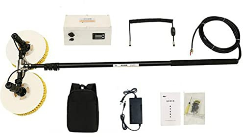 bcomedrag Solar-Photovoltaik-Reinigungsroboter Photovoltaik-Stromerzeugungs-Panel-Reinigungsgeräte Bürste Elektrowerkzeug Doppelkopf Mit Lithium-Batterie 3,5/5,5/7,5 M,3.5m