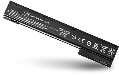 Shentec VH08XL Batterie pour HP EliteBook 8560w 8570w 8760w 8770w 632113-151 632114-151 632425-001 632427-001 HSTNN-IB2P HSTNN-LB2P HSTNN-LB2Q HSTNN-IB2Q HSTNN-I93C 14.8V 4400mAh