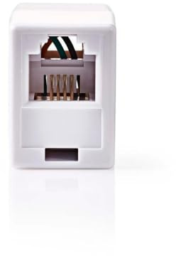 Nedis Netzwerkkoppler | RJ11 | Ungeschirmt | RJ11 Buchse | RJ11 Buchse | Gerade | ABS | Plastikbeutel