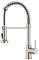 FORIOUS Kitchen Tap, Spring Kitchen Sink Mixer Taps with Pull Down Sprayer, Commercial Faucet Single Handle Lever, High Arc Swivel 360 with 2 Spray Mode, Stainless Steel
