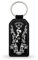Generic Porte-clé noir en simili cuir Clochette fée tinkerbel dessin animé manga Ref 26