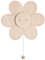 Baby's Only - Baby Wandlampe - Blume - Wandleuchte für Babyzimmer - Nachtlampe mit batterie für Kinderzimmer - FSC-Gütezeichen Holzlampe - 25000 Brennstunden - Wandlampe bemalbar