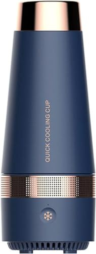 Bouilloire électrique de voyage, bouilloire portable, tasse isotherme USB, refroidissement rapide, isolation thermique, tasse d'eau intelligente en acier inoxydable pour la maison et la voiture (bleu)