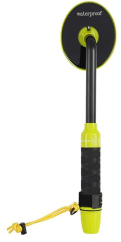 Metalldetektor,Unterwasser-Metalldetektor,Metalldetektor mit Handschlaufe,LED-Lichtquelle,Hohe Präzision Pulsinduktionstechnologie (PI),Schutzart IP68