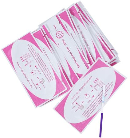 minkissy Schwangerschaftsteststreifen Frühschwangerschaftsteststreifen Hochpräzise Karten Für Schwangerschaftserkennungstool Verschiedene Farben