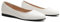 Gizelle Women Ballet Shoes - Ladies Casual Wear Every-Day Closed Toe Ballerina Pumps Slip On Ballerina Flats for Womens White pU-5UK