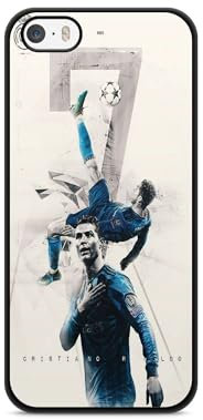 Générique Phone Case Compatible with Iphone 7/8/SE 2020/SE 2022 Legend Football Gold Ronaldo Messi Neymar Mbappe Ref 8285