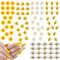 100 Pcs 3D Flower Nail Charms and Bee Nail Charms Set Daisy Y2k Nail Art Charms Cute Nail Decorations for Manicure Design Acrylic Nails Art DIY Manicure Design