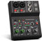 Uxsjakjsd Mini USB Audio Interface Mixer: 2 Channels for Efficient Guitar Recording & Studio Singing