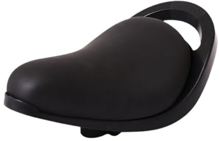 APLVFFZH Kinderfahrradsattel für Kinder, Laufradsitz mit Haltegriff, Schwarz