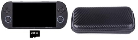 Joytopiaminds TRIMUI SMART PRO Console di gioco portatile retrò con custodia, schermo IPS da 5 pollici Diveces portatile da gioco con 256 GB precaricati 14300+ giochi