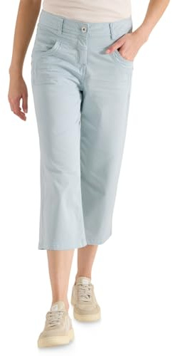 Cecil Damen High Waist Flared Leg Hose im Loose Fit 3818128