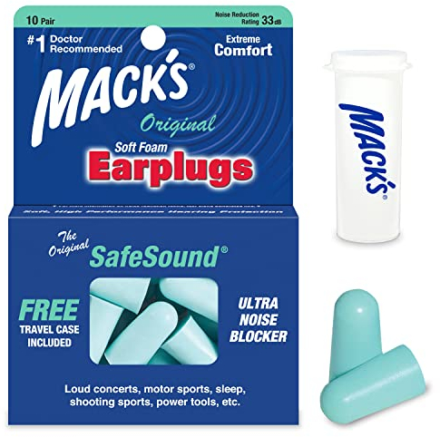 Mack 's Original Ohrstöpsel, Original, mintgrün, 10 Pairs