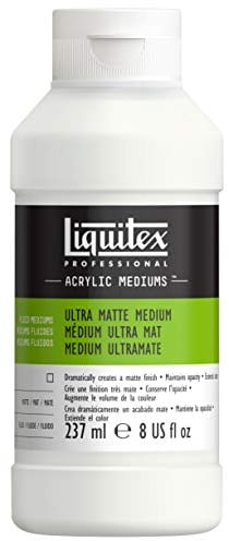 Liquitex 5608 Professional Ultra Medium für Acrylfarben,erhält die Opazität streckt die Farbe bis auf die doppelte Menge, Acryl, Transparent matt, 237ml-Ultra, 237