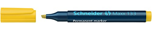 Schneider Schreibgeräte Permanentmarker Maxx 133, 1+4 mm, gelb