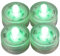 LED-Highlights Deko Kerzen Teelichter 4 er Set grün leuchtend wasserdicht kabellos Batterie Stimmungslicht Tischlampe Innen Aussen