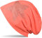 styleBREAKER Klassische leichte Unisex Beanie Mütze mit Stern Strass Applikation 04024019, Farbe:Neonorange