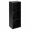 Regal mit 2, 3, 4 Etagen, für CD/DVD, Schwarz