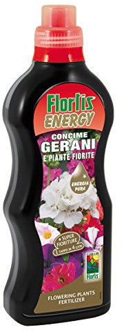 Flortis Energy Geraniums and Plants Liquid Fertilizer Flowery 1200 g