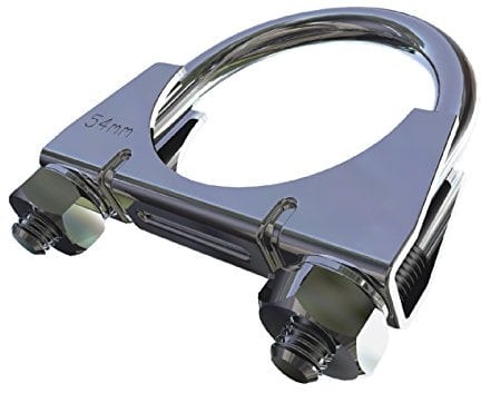 10 x Universal U Bolt Clamps/Heavy Duty Exhaust Clamp/TV Sky Aerial Pipe [ 67mm ]