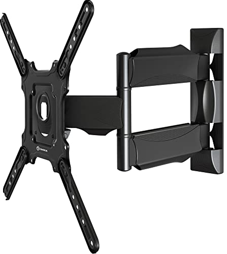 ONKRON Supporto Televisore a Muro da 32 a 65 pollici - Porta TV da Parete con Peso fino a 35 kg - Braccio per TV e Monitor con max VESA 400x400 / Staffa Monitor Girevole e Inclinabile M4-B Nero