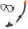 Intex 55648E Reef Rider Schwimmset Maske mit Schnorchel, blau, 49.5 x 22.2 x 8.6 cm