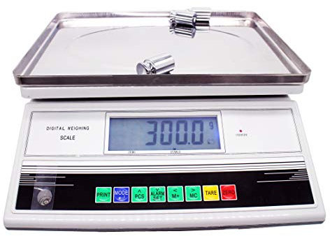 CGOLDENWALL Elektronische Waage, hohe Präzision, 3/6/10/15/30 kg, genaue analytische Digitalwaage, Laborwaage mit Zählfunktion, Laborwaage (30 kg/1 g)