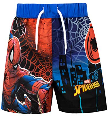 Marvel Jungen Spiderman Badeshorts Mehrfarbig 128