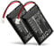 CELLONIC® 2 x Replacement Battery LIP1522 1000mAh for Dualshock PS4 Controller Replacement Battery for Gamer, Controller, Console