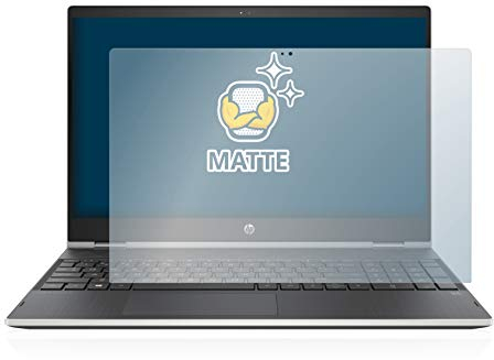 BROTECT Entspiegelungs-Schutzfolie für HP Pavilion x360 15-cr0220ng Matte Displayschutz-Folie, Anti-Reflex, Anti-Fingerprint