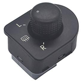 ZEALfix Perilla de Ajuste de Energía Eléctrica Interruptor de Control del Espejo Lateral 1J1959565F Golf 4 Bora Jetta Beetle T5