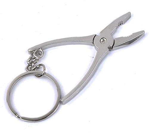 Case Cover Edelstahl Tragbare Mini-abisolierzange Zange Crimpzange Multi-Werkzeug Zur Holz Keychain Ring Nipper