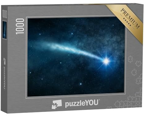 puzzleYOU: Puzzle 1000 Teile „Sternschnuppe am nächtlichen Sternenhimmel“ – aus der Puzzle-Kollektion Astronomie