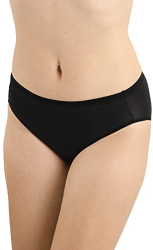 ALBERT KREUZ Damen Damenslip Micromodal 3er Pack schwarz M