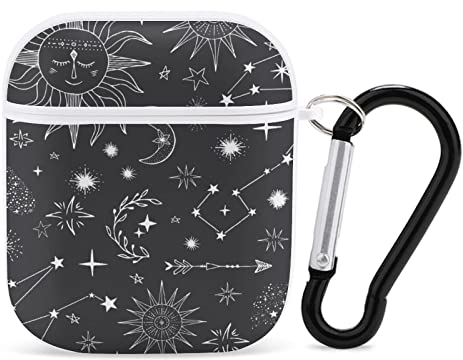 Airpods-Hülle Böhmischer Wind Sonne Stern Mond Airpod Hard Case Cover Kopfhörerhüllen Für Apple Airpods1 Airpods2