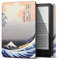 TNP Hülle für Kindle 11. Generation – Schlank & Leicht Schutzhülle für 6 Zoll Amazon Kindle 2022 Case E-Book Reader Cover, Automatische Ruhe-/Wachfunktion - Japanisch - Die große Welle vor Kanagawa